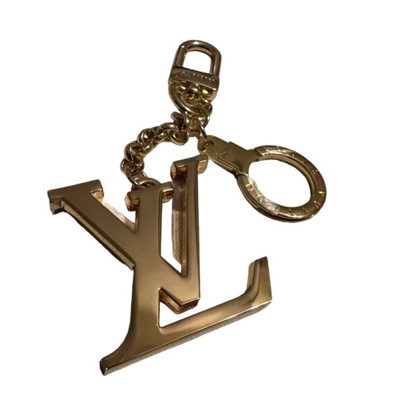 Gold LV Bag Charm Key Chain - Picture 3 of 8